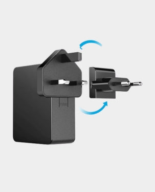Anker PowerPort 4 Lite Interchangeable EU and UK Plugs A2042L11 - Best Buy Tech