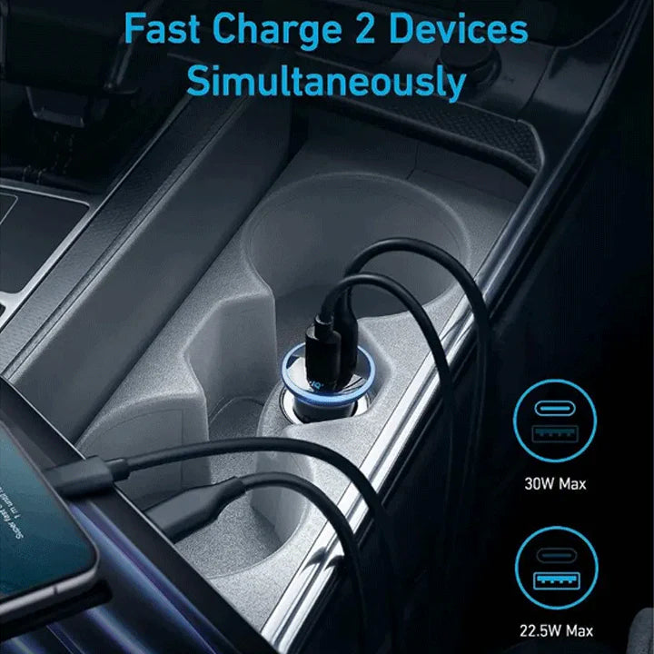 ANKER 323 CAR CHARGER (52.5W) BLACK ANKER 323 CAR CHARGER (52.5W) BLACK
