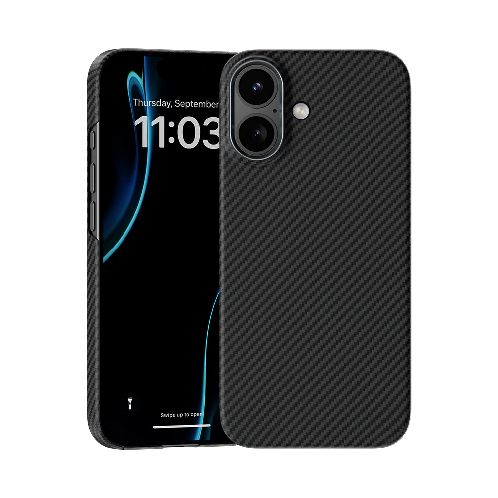 Benks Magnetic Armor Air Kevlar Case Metal Frame 600D for iPhone 17 black