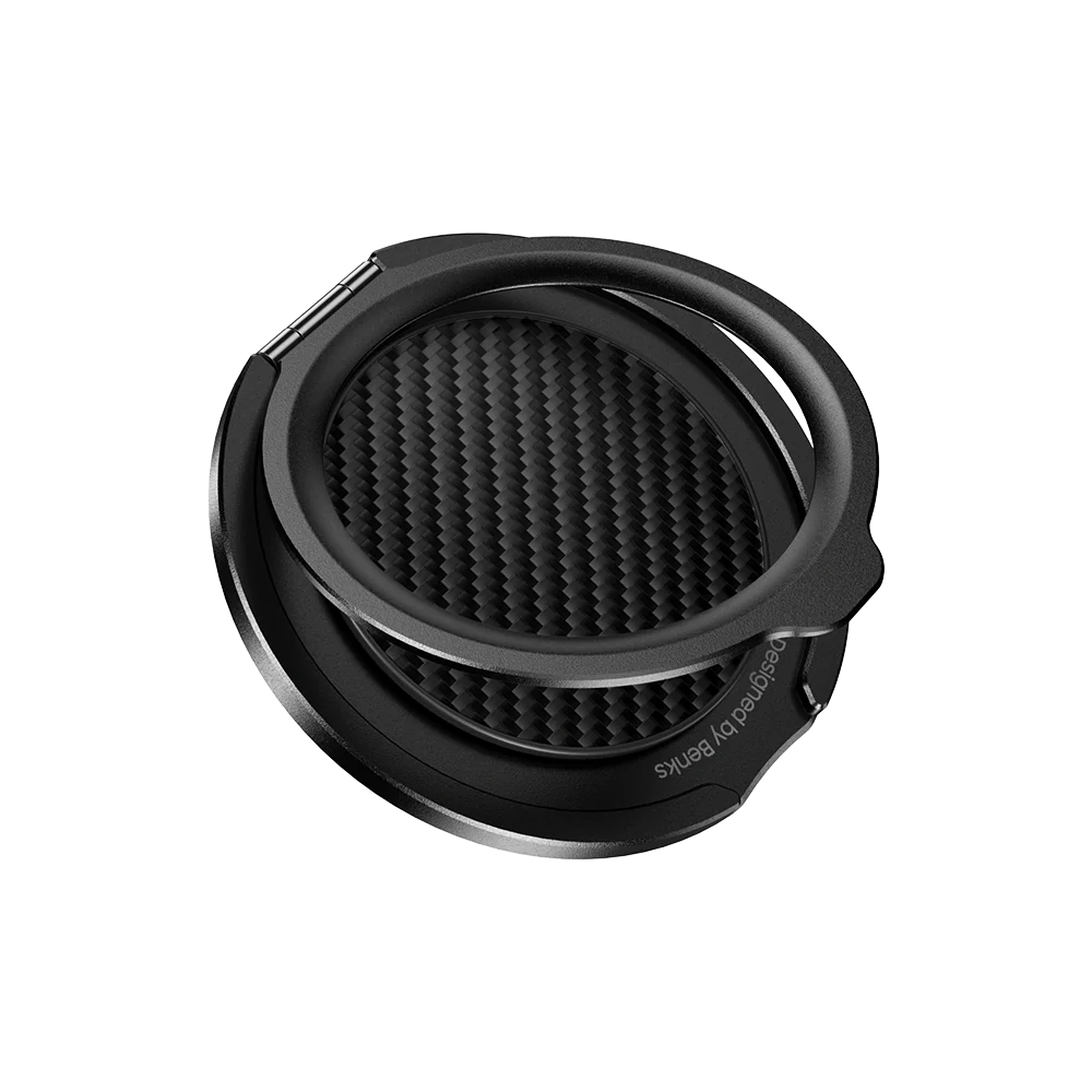 Benks ArmorPop Phone Grip & Stand Carbon Fiber