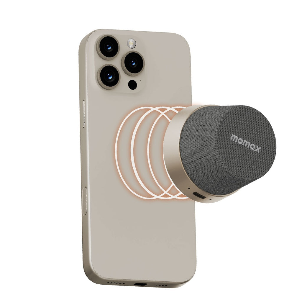 MOMAX 1-VIBE GO MAGNETIC WIRELESS SPEAKER MOMAX 1-VIBE GO MAGNETIC WIRELESS SPEAKER