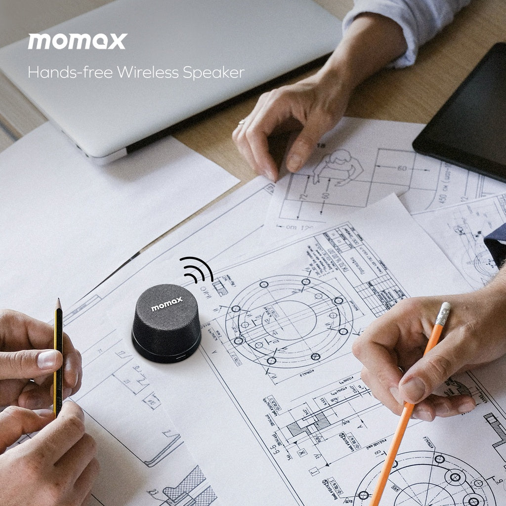 MOMAX 1-VIBE GO MAGNETIC WIRELESS SPEAKER MOMAX 1-VIBE GO MAGNETIC WIRELESS SPEAKER