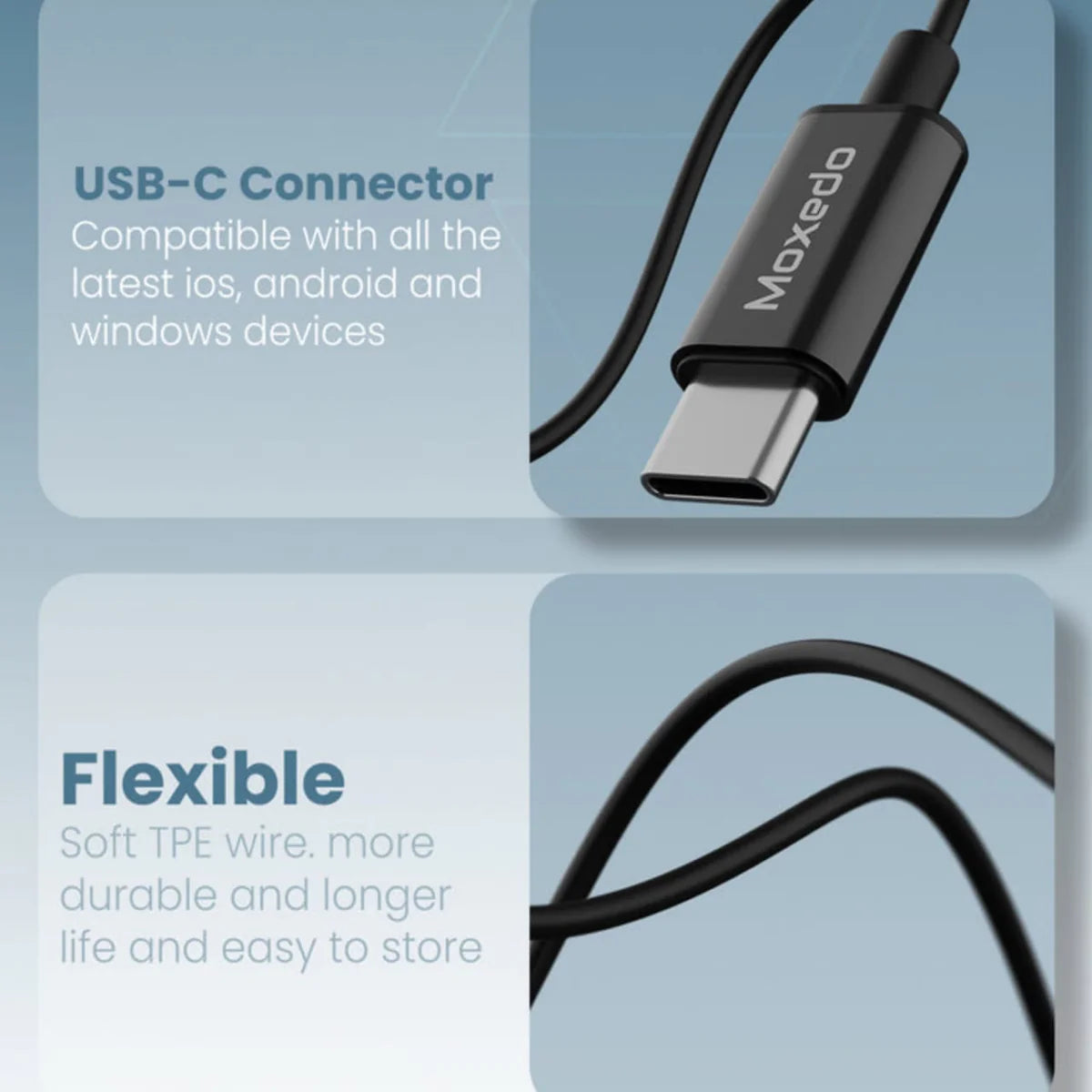 MOXEDO WIRED STEREO TYPE C EARPHONE MOXEDO WIRED STEREO TYPE C EARPHONE