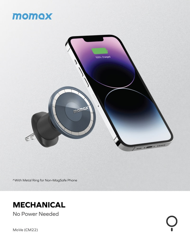 MOMAX MOVE EASY MAGNETIC CAR MOUNT MOMAX MOVE EASY MAGNETIC CAR MOUNT