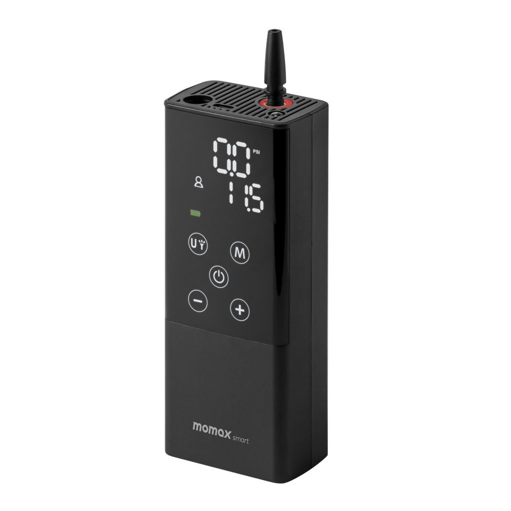 MOMAX SMART IOT ELECTRIC AIR PUMP WITH FLASH LIGHT MOMAX SMART IOT ELECTRIC AIR PUMP WITH FLASH LIGHT