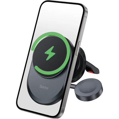 Benks Infinity 2-in-1 Wireless Car Charger