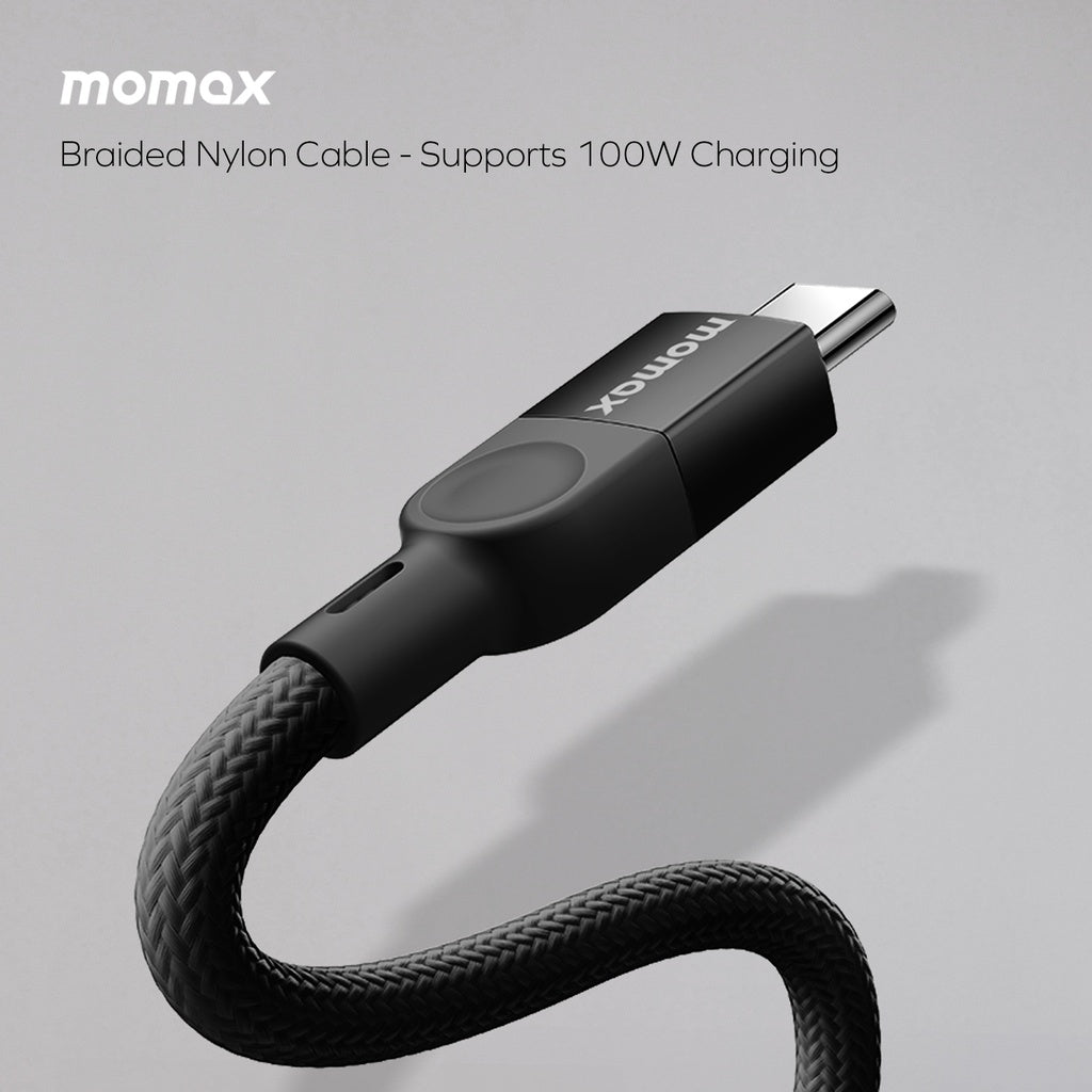 MOMAX ELITE MAG LINK 100W USB-C TO USB-C MAGNETIC CABLE 2M MOMAX ELITE MAG LINK 100W USB-C TO USB-C MAGNETIC CABLE 2M