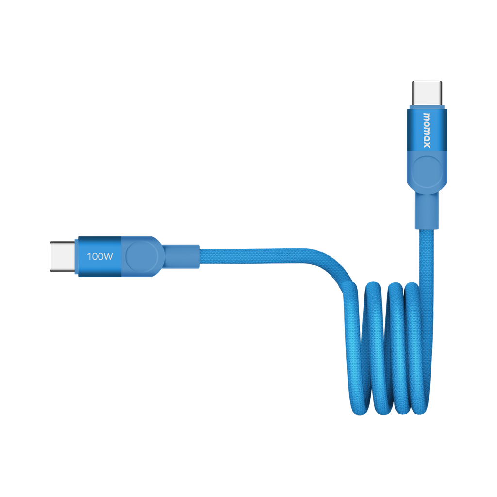 MOMAX MAG LINK 100W USB-C TO USB-C MAGNETIC CABLE 1M