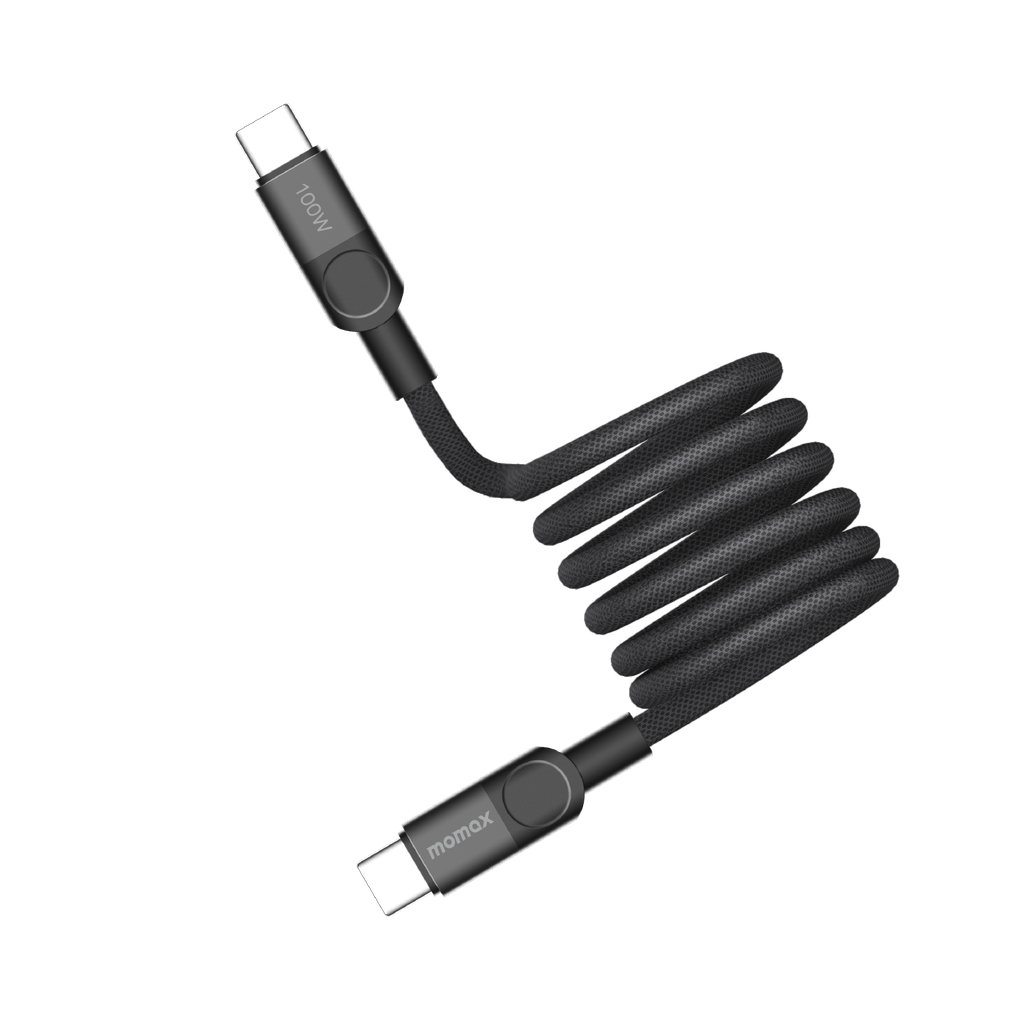 MOMAX MAG LINK 100W USB-C TO USB-C MAGNETIC CABLE 1M