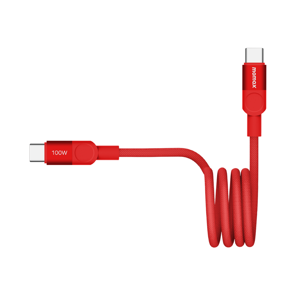 MOMAX MAG LINK 100W USB-C TO USB-C MAGNETIC CABLE 1M
