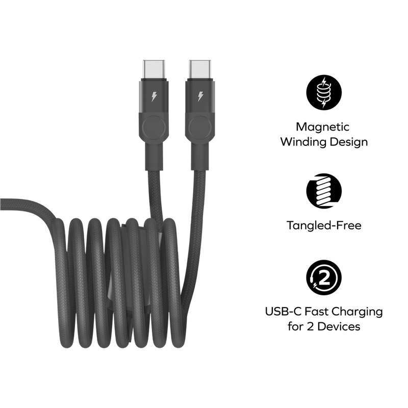 momax 100w magnetic 2M charging cable - www.bestbuytech.com