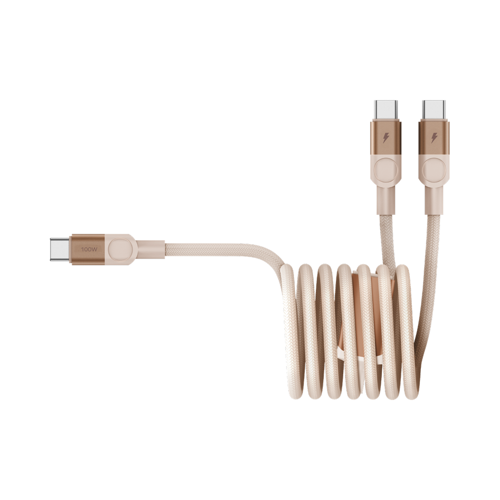 MOMAX MAG LINK 100W USB-C TO DUAL USB-C MAGNETIC CABLE 2M MOMAX MAG LINK 100W USB-C TO DUAL USB-C MAGNETIC CABLE 2M