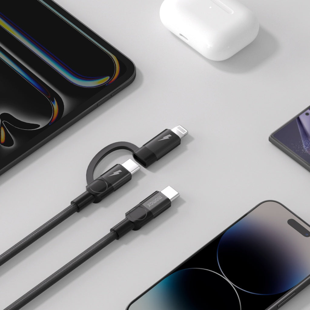 MOMAX MAG LINK USB-C TO C & LIGHTNING MAGNETIC CABLE 1M MOMAX MAG LINK USB-C TO C & LIGHTNING MAGNETIC CABLE 1M