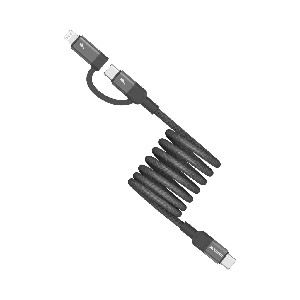 MOMAX MAG LINK USB-C TO C & LIGHTNING MAGNETIC CABLE 1M MOMAX MAG LINK USB-C TO C & LIGHTNING MAGNETIC CABLE 1M
