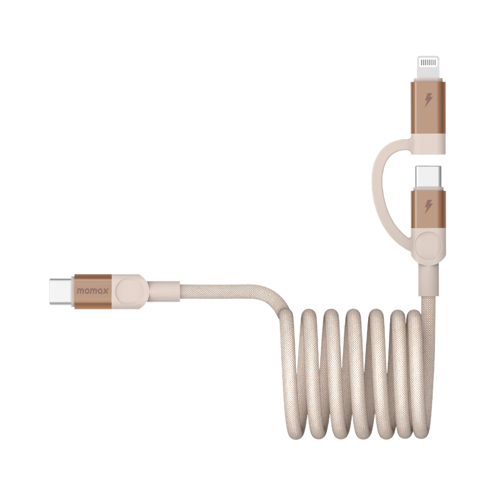 MOMAX MAG LINK USB-C TO C & LIGHTNING MAGNETIC CABLE 1M MOMAX MAG LINK USB-C TO C & LIGHTNING MAGNETIC CABLE 1M