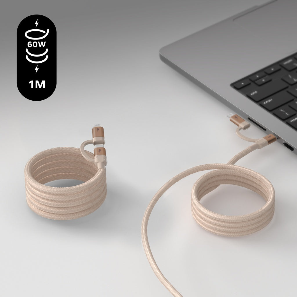 MOMAX MAG LINK USB-C TO C & LIGHTNING MAGNETIC CABLE 1M MOMAX MAG LINK USB-C TO C & LIGHTNING MAGNETIC CABLE 1M