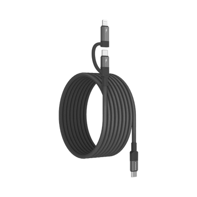 Momax Mag Link USB-C to C & Lightning Magnetic Cable 2m