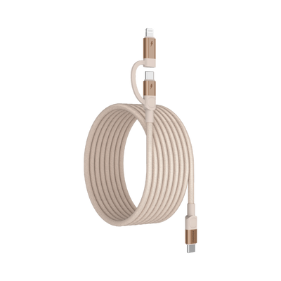 Momax Mag Link USB-C to C & Lightning Magnetic Cable 2m