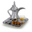 Arabic Coffee Serving Set Silver qatar