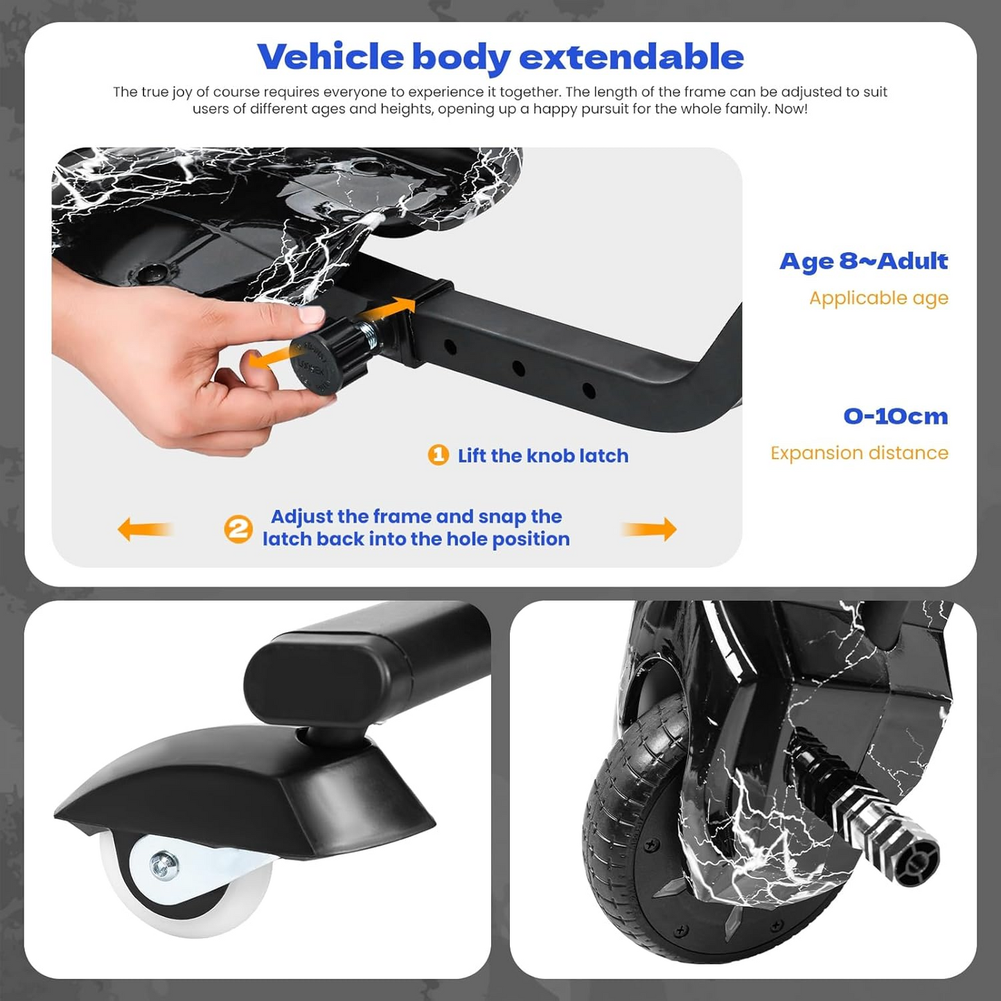 Drift Kart Drift Trike - Kid Ride on Tricycles