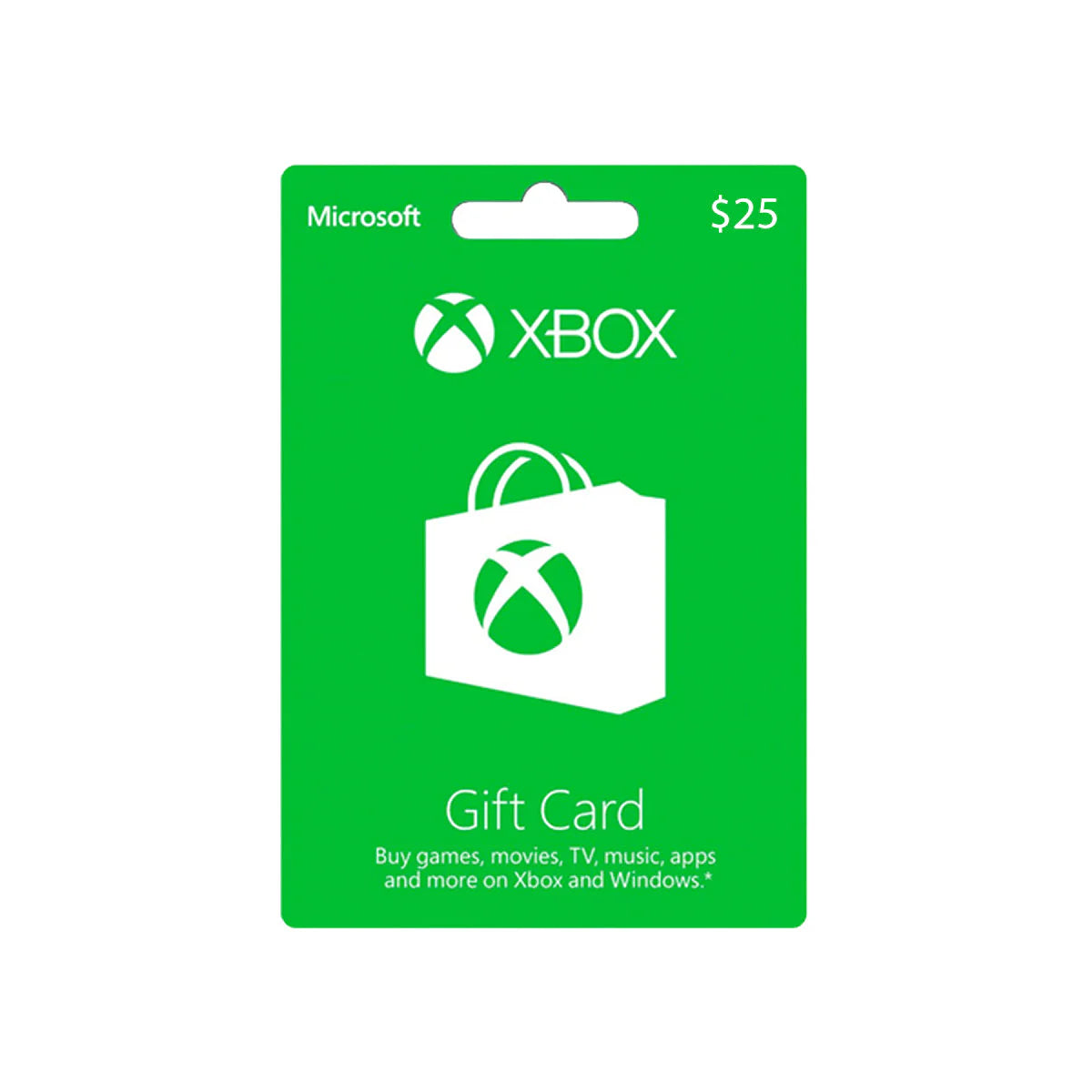 Xbox US - 25$ Gift Card