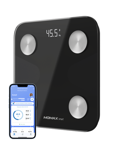 MOMAX LITE TRACKER IOT BODY SCALE - Best Buy Tech