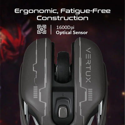 Vertux Glider High Performance Wireless Gaming Mouse - ALAMAT