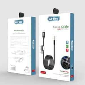 GO-DES AUDIO CABLE USB-C TO 3.5 AUX GO-DES AUDIO CABLE USB-C TO 3.5 AUX