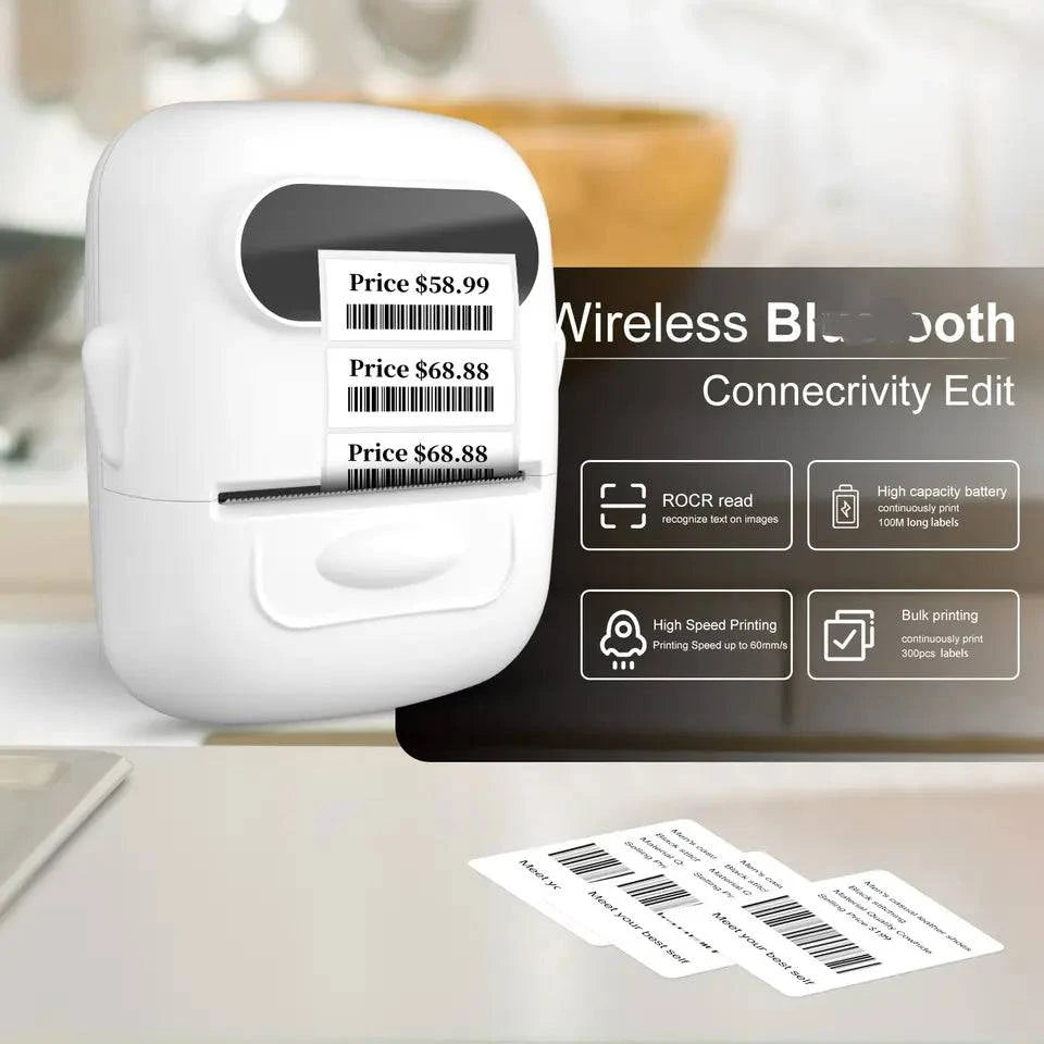 P50Portable Pocket Label Printer Machine - ALAMAT