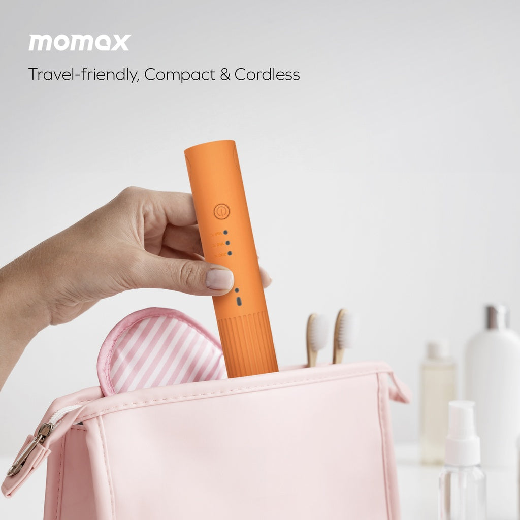 MOMAX 1-CARE STYLER CORDLESS MINI HAIR STRAIGHTENER MOMAX 1-CARE STYLER CORDLESS MINI HAIR STRAIGHTENER