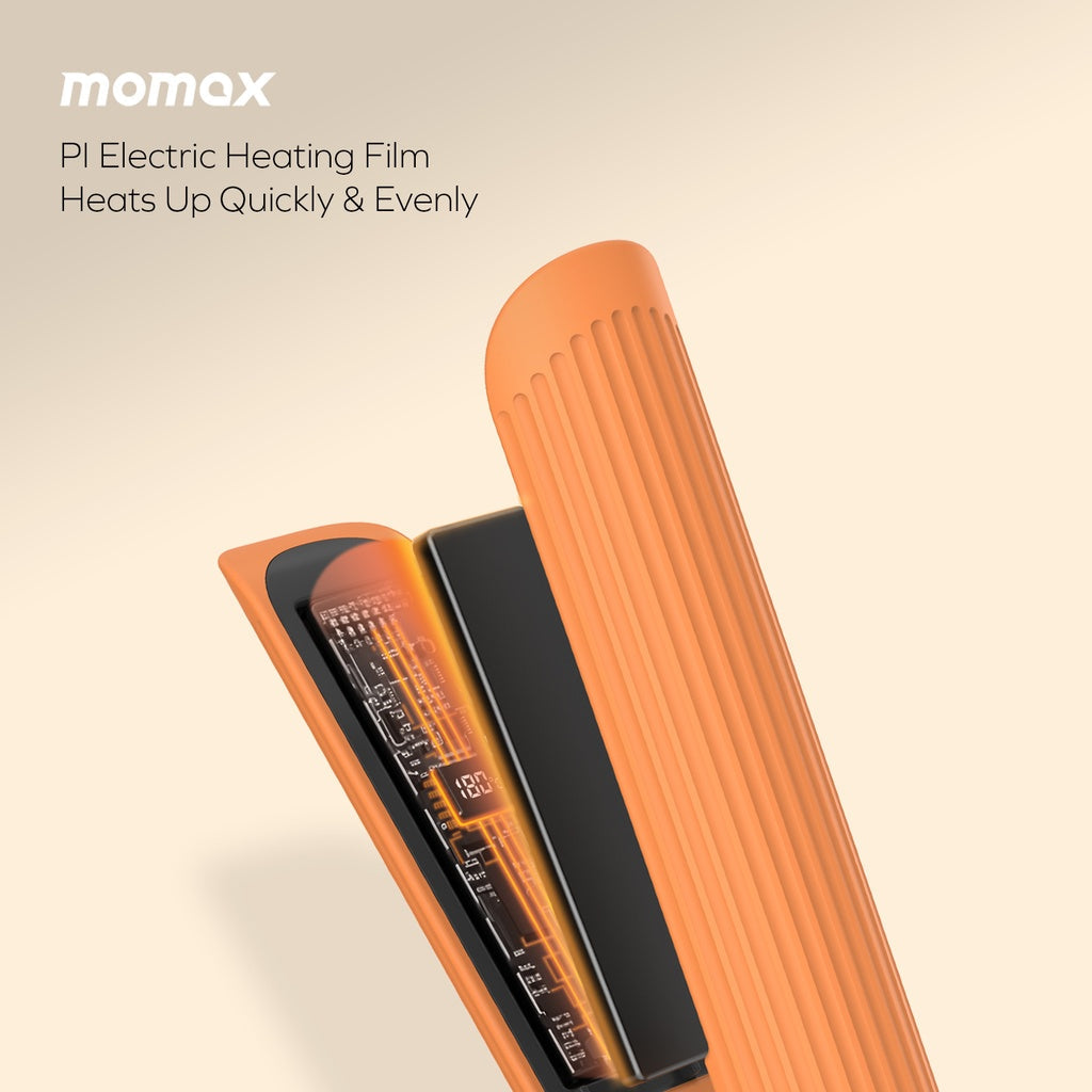 MOMAX 1-CARE STYLER CORDLESS MINI HAIR STRAIGHTENER MOMAX 1-CARE STYLER CORDLESS MINI HAIR STRAIGHTENER