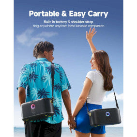 IKARAO S1 280W Smart Bluetooth Party Speaker with Dual Mics & 10.1” HD Display