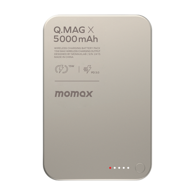 MOMAX Q.MAG X 5000mAh GEN2 15W ULTRA SLIM MAGSAFE WIRELESS POWER BANK - Best Buy Tech