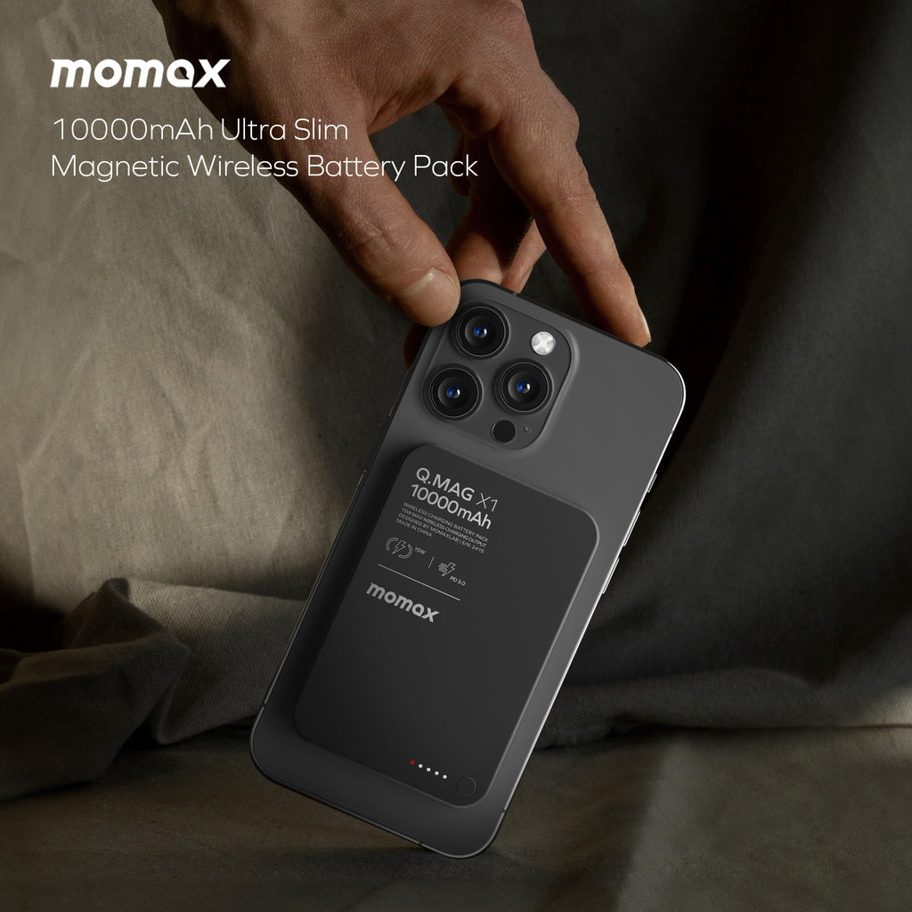 MOMAX Q.MAG X1 10000mAh GEN2 15W MAGSAFE WIRELESS POWER MOMAX Q.MAG X1 10000mAh GEN2 15W MAGSAFE WIRELESS POWER