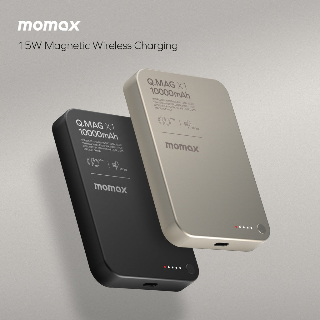 MOMAX Q.MAG X1 10000mAh GEN2 15W MAGSAFE WIRELESS POWER MOMAX Q.MAG X1 10000mAh GEN2 15W MAGSAFE WIRELESS POWER