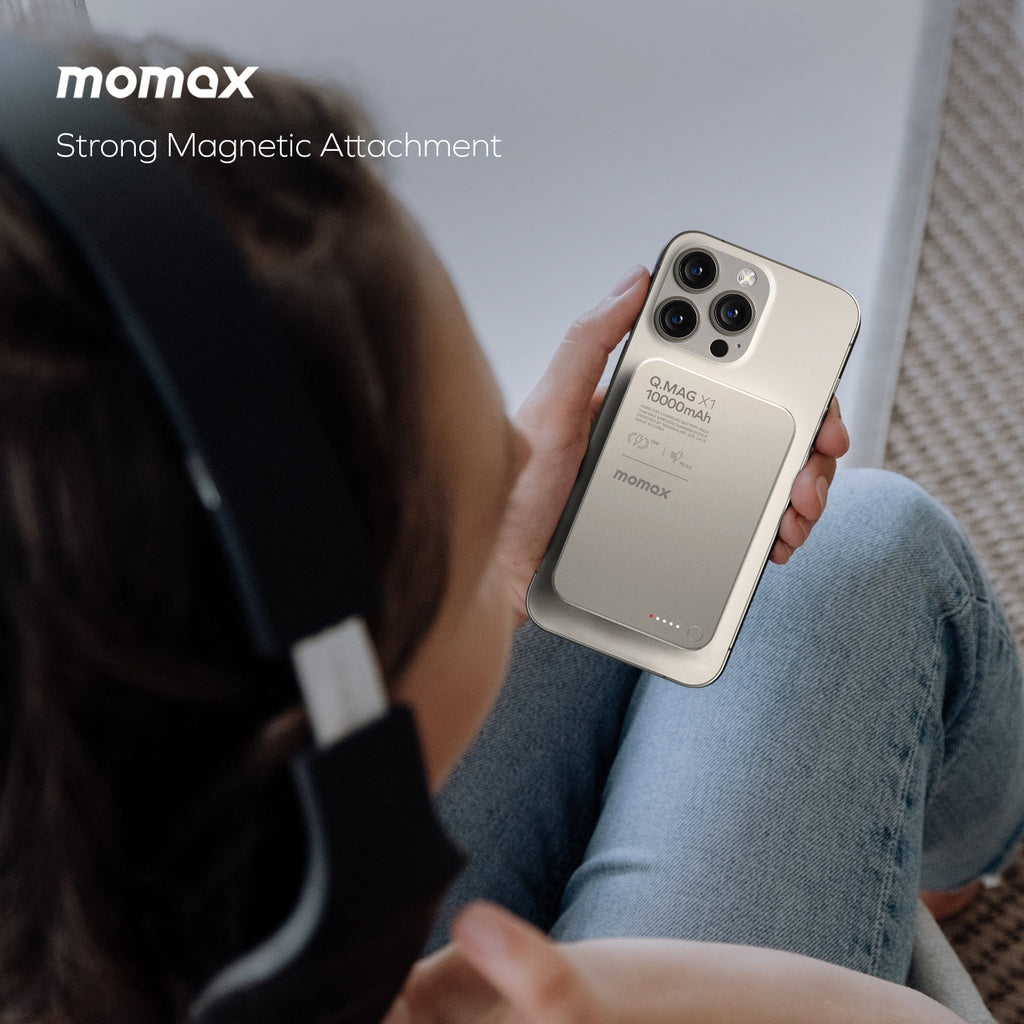 MOMAX Q.MAG X1 10000mAh GEN2 15W MAGSAFE WIRELESS POWER MOMAX Q.MAG X1 10000mAh GEN2 15W MAGSAFE WIRELESS POWER
