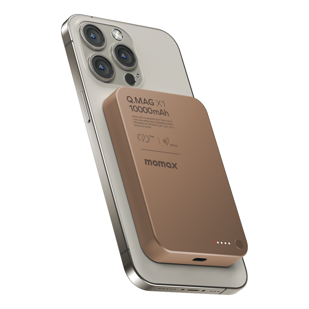 MOMAX Q.MAG X1 10000mAh GEN2 15W MAGSAFE WIRELESS POWER BANK - Best Buy Tech