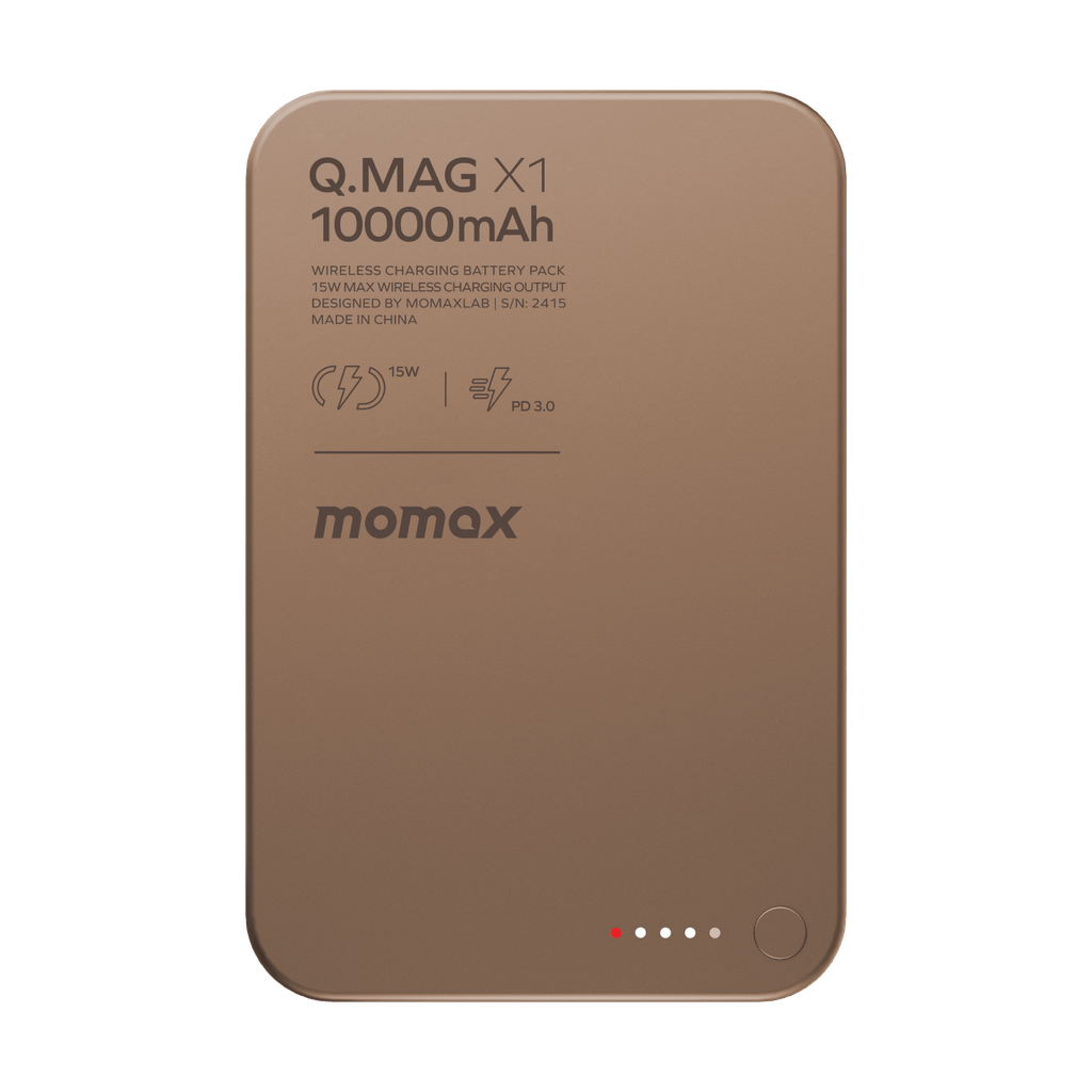 MOMAX Q.MAG X1 10000mAh GEN2 15W MAGSAFE WIRELESS POWER BANK - Best Buy Tech