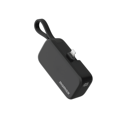 MOMAX 1-POWER MINI 5000mAh 3IN1 POWER BANK WITH LIGHTNING PLUG - Best Buy Tech