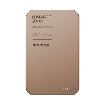 MOMAX Q.MAG X2 20000mAh GEN2 MAGSAFE WIRELESS POWER BANK - Best Buy Tech
