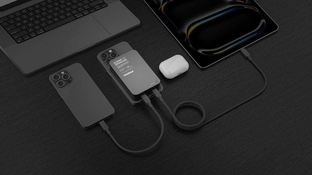 MOMAX Q.MAG X2 20000mAh GEN2 MAGSAFE WIRELESS POWER BANK - Best Buy Tech