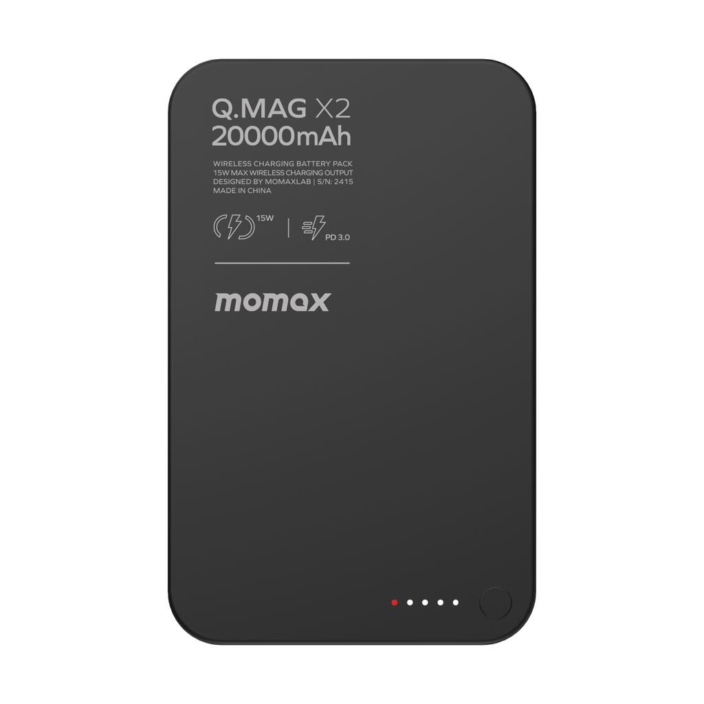 MOMAX Q.MAG X2 20000mAh GEN2 MAGSAFE WIRELESS POWER BANK - Best Buy Tech