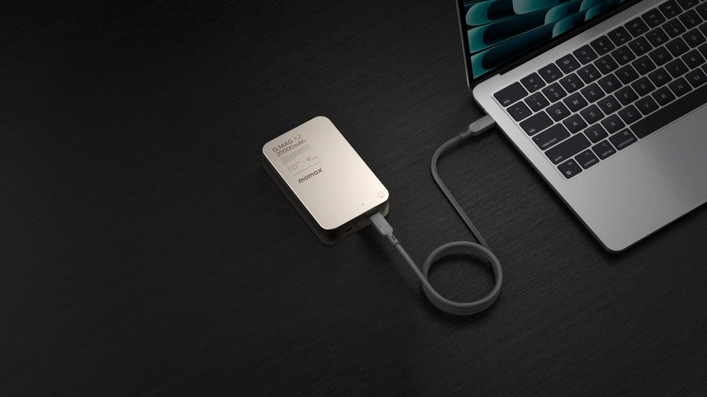 MOMAX Q.MAG X2 20000mAh GEN2 MAGSAFE WIRELESS POWER BANK - Best Buy Tech