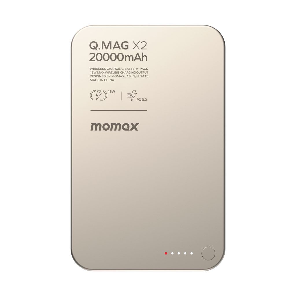 MOMAX Q.MAG X2 20000mAh GEN2 MAGSAFE WIRELESS POWER BANK - Best Buy Tech
