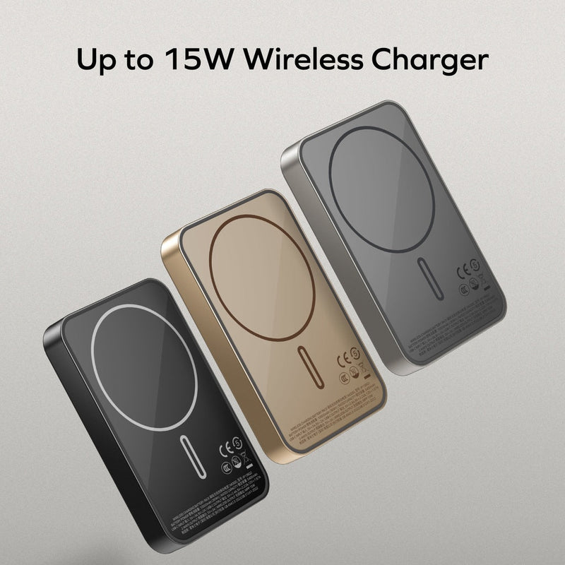 MOMAX Q.MAG X1 QI2 10000mAh GEN2 15W MAGSAFE WIRELESS POWER BANK - www.bestbuytech.com