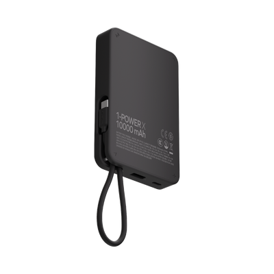 MOMAX 1-POWER X 10000mAh POWER BANK WITH BUILT-IN USB-C CABLE - Best Buy Tech