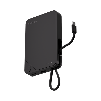 MOMAX 1-POWER X 10000mAh POWER BANK WITH BUILT-IN USB-C CABLE - Best Buy Tech