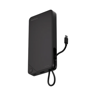 Momax 1-Power X 20000mah Power Bank With Built-in USB-C Cable (Black)