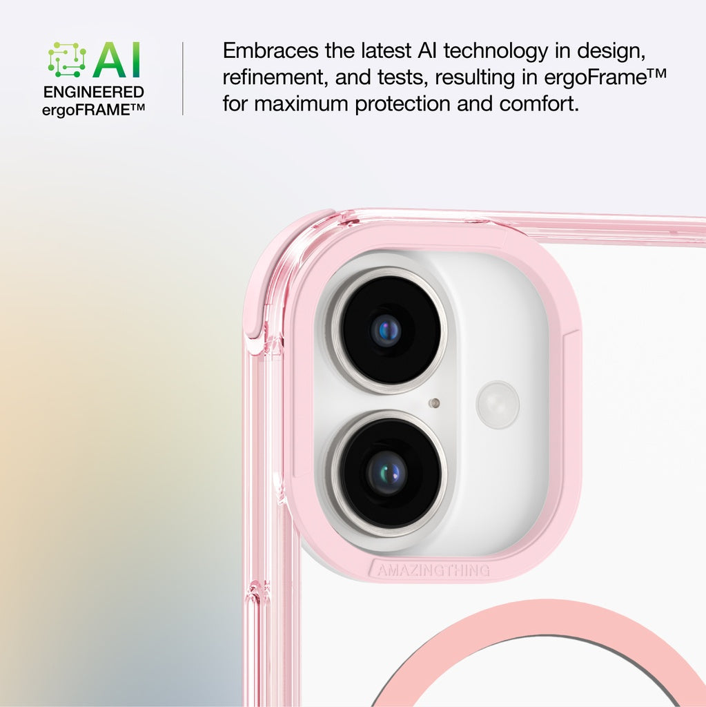 AMAZINGTHING OMNI MAGSAFE DROP PROOF CASE FOR IPHONE 16 SERIES - PINK AMAZINGTHING OMNI MAGSAFE DROP PROOF CASE FOR IPHONE 16 SERIES - PINK