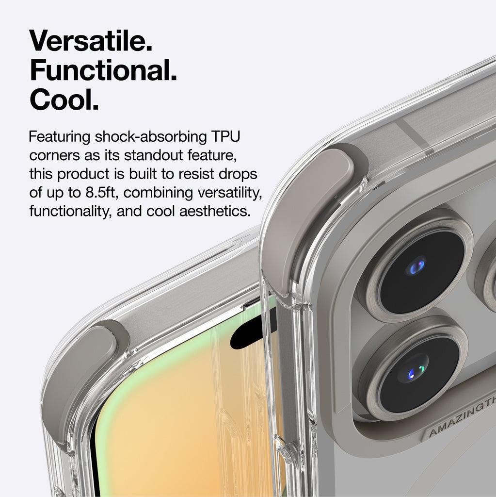 AMAZINGTHING OMNI MAGSAFE DROP PROOF CASE FOR IPHONE 16 SERIES - GREY AMAZINGTHING OMNI MAGSAFE DROP PROOF CASE FOR IPHONE 16 SERIES - GREY